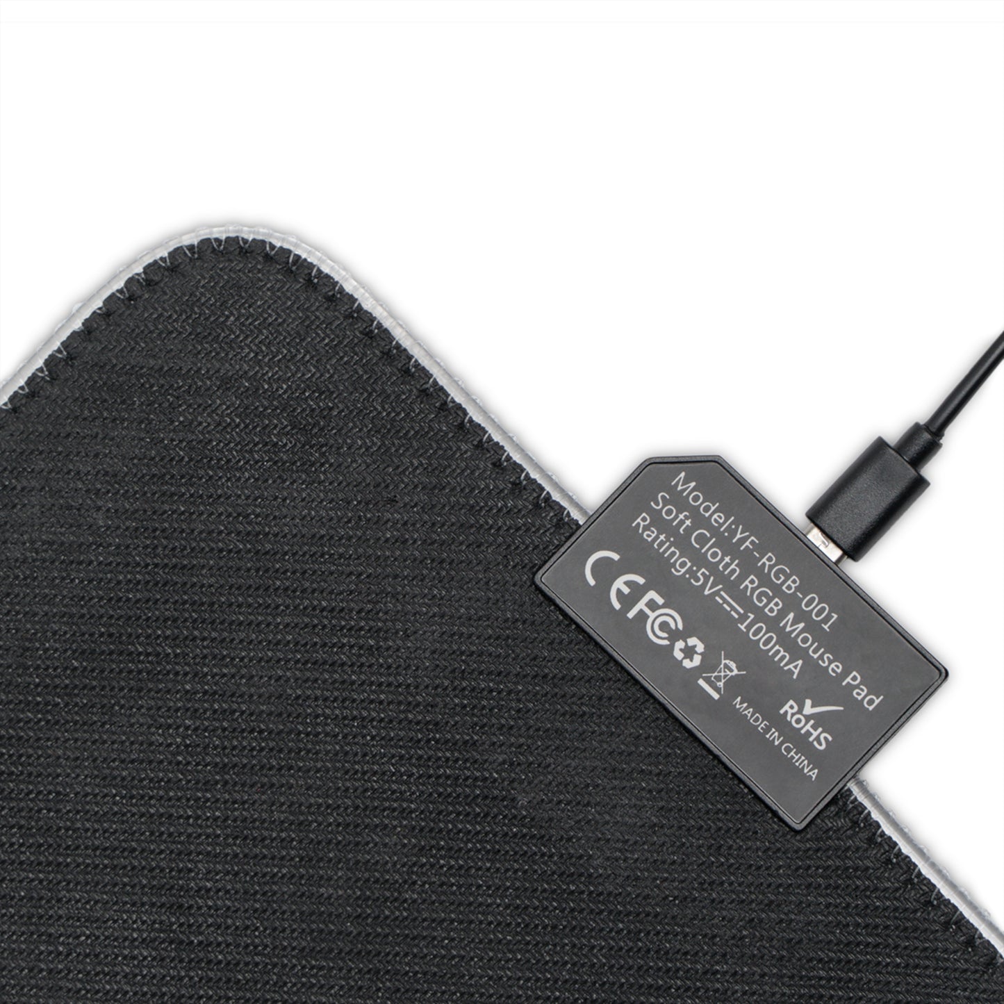 LED RGB Gaming Mouse Pad — Large Extended Desk Mat with Edge Lighting