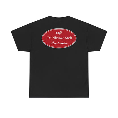 Stek Is Best T‑Shirt — “Wes In Oost Niet In West” Dutch Café Design