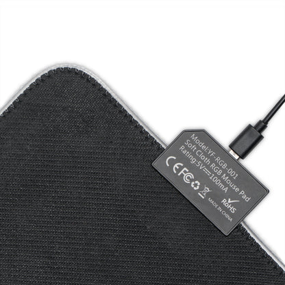 LED RGB Gaming Mouse Pad — Large Extended Desk Mat with Edge Lighting