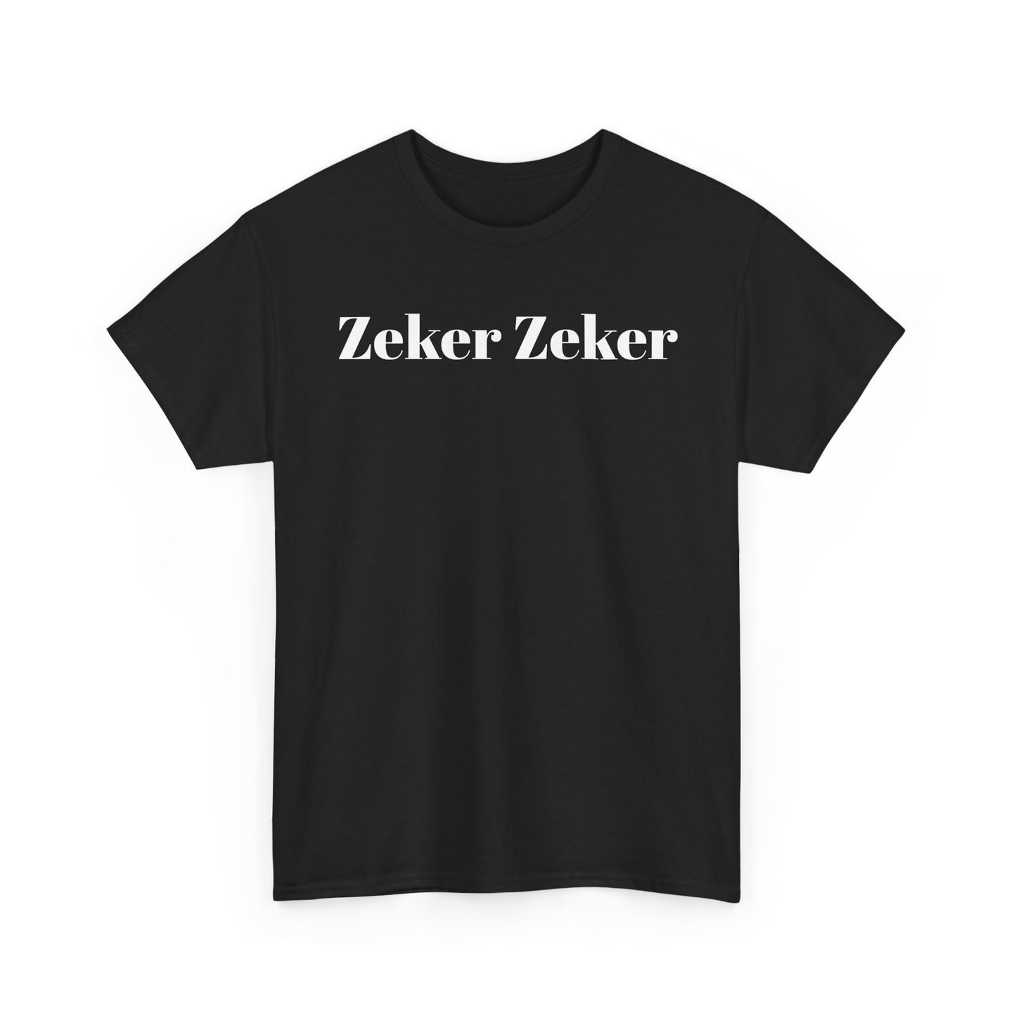 T-Shirt — 'Zeker Zeker' Amsterdam Café Logo Tee