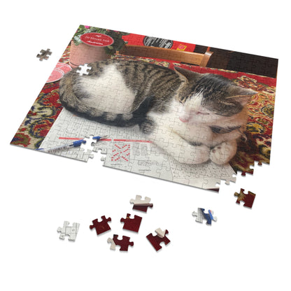 Jigsaw Puzzle with Tin
