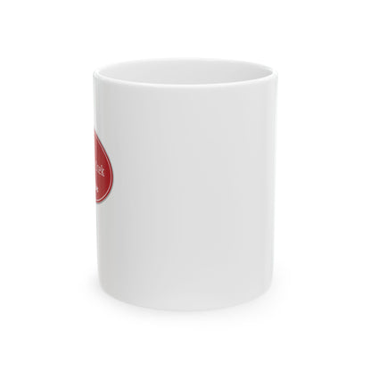 Ceramic Coffee Mug - 'Dog Mom Week' Red Badge Design (11oz & 15oz)