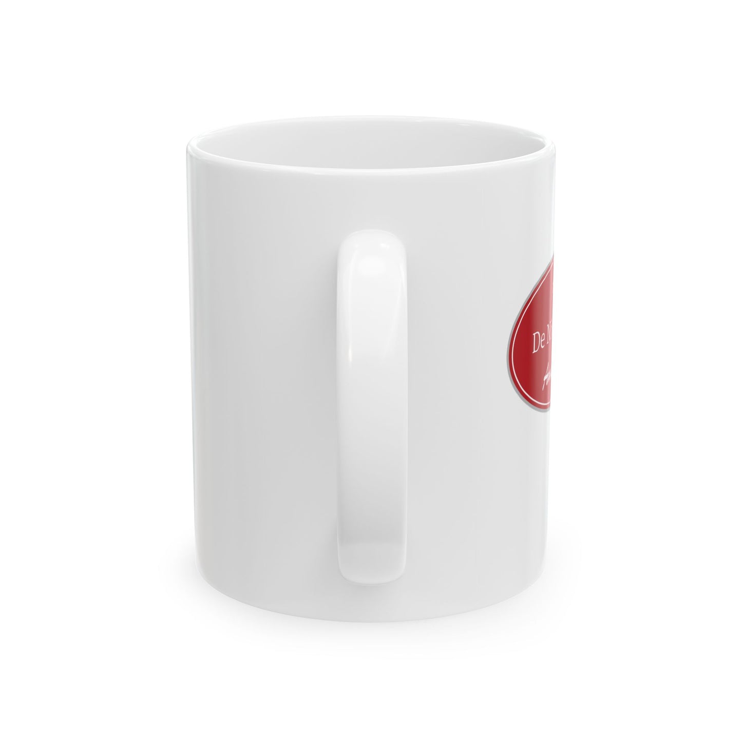 Ceramic Coffee Mug - 'Dog Mom Week' Red Badge Design (11oz & 15oz)