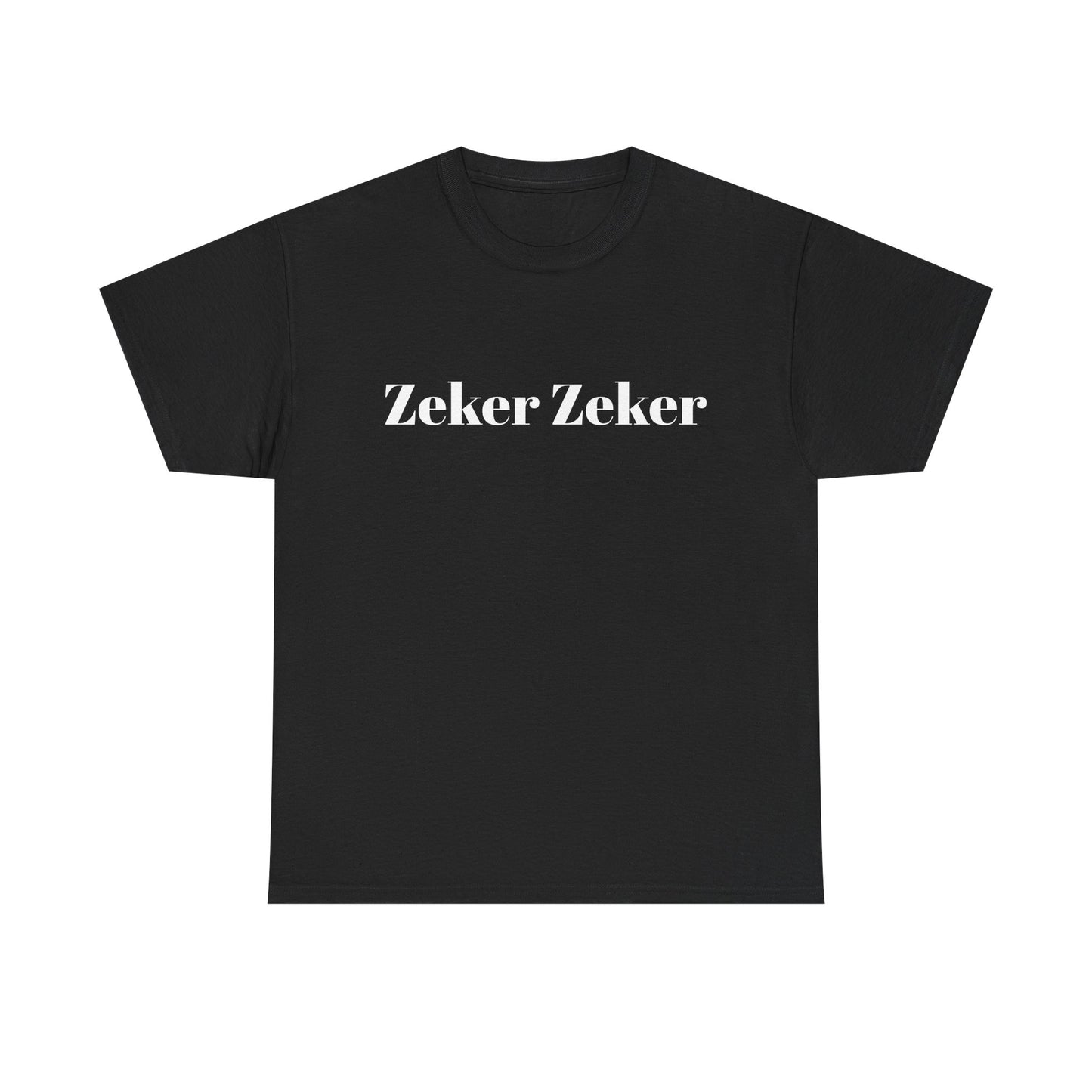 T-Shirt — 'Zeker Zeker' Amsterdam Café Logo Tee