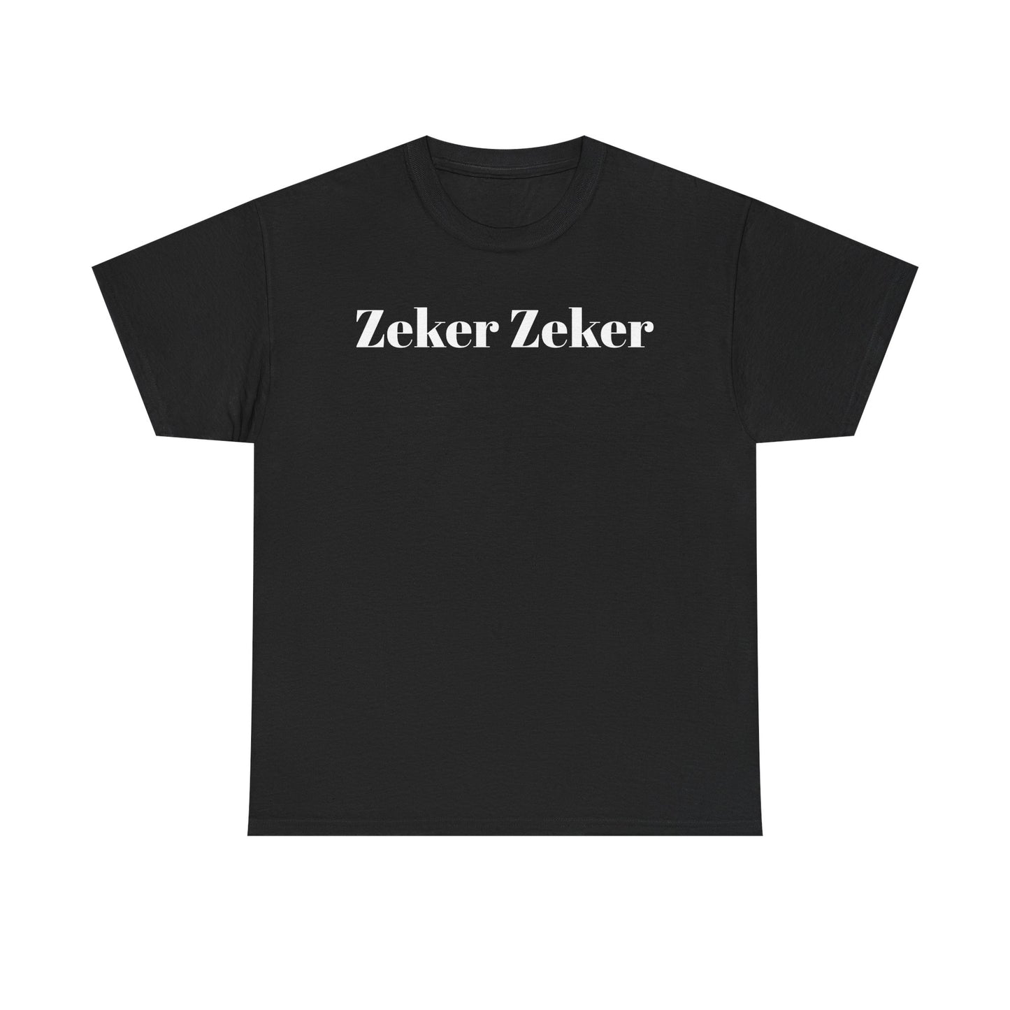 T-Shirt — 'Zeker Zeker' Amsterdam Café Logo Tee
