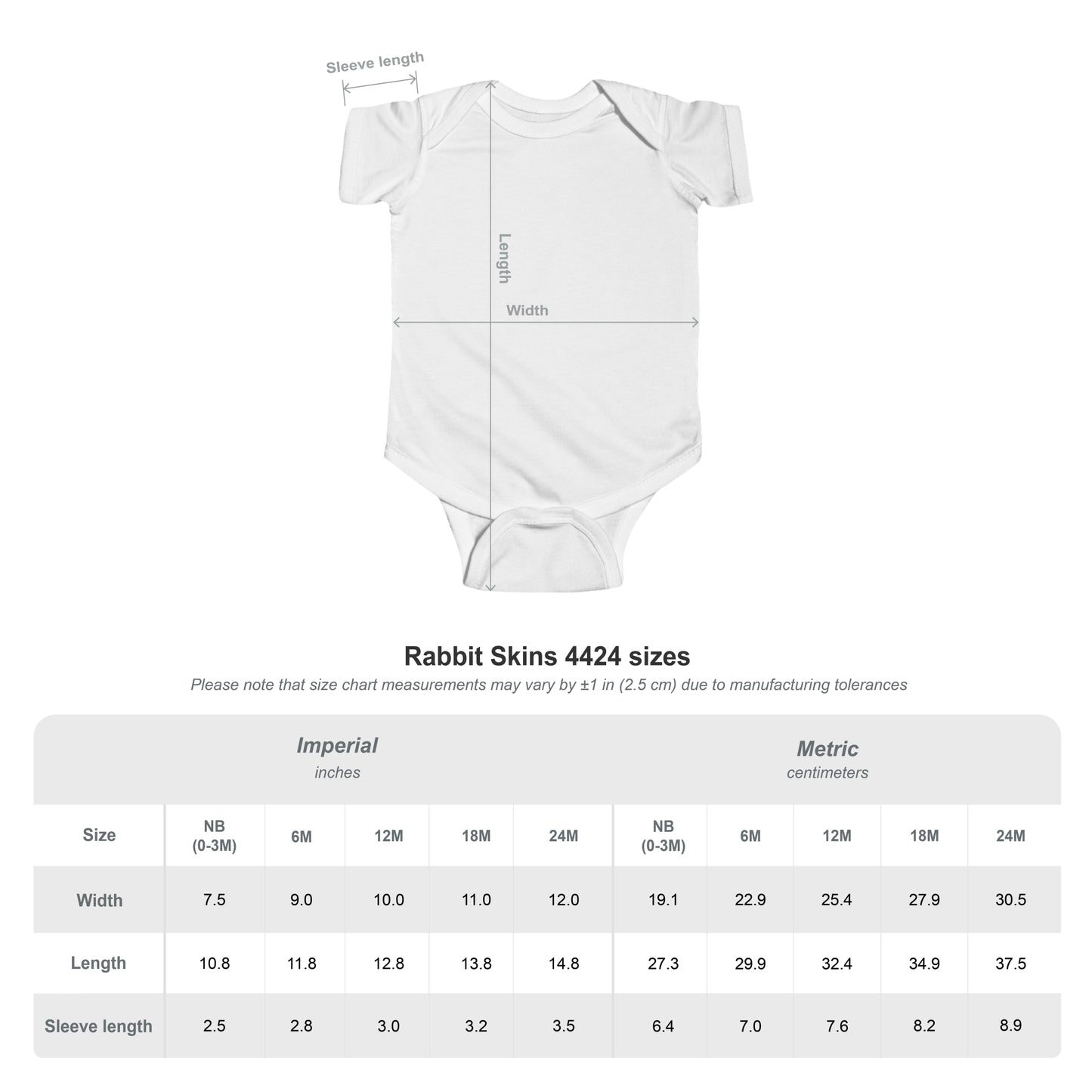 Baby Bodysuit – 'No Nonsense Stock' Vintage Oval Logo Infant Onesie