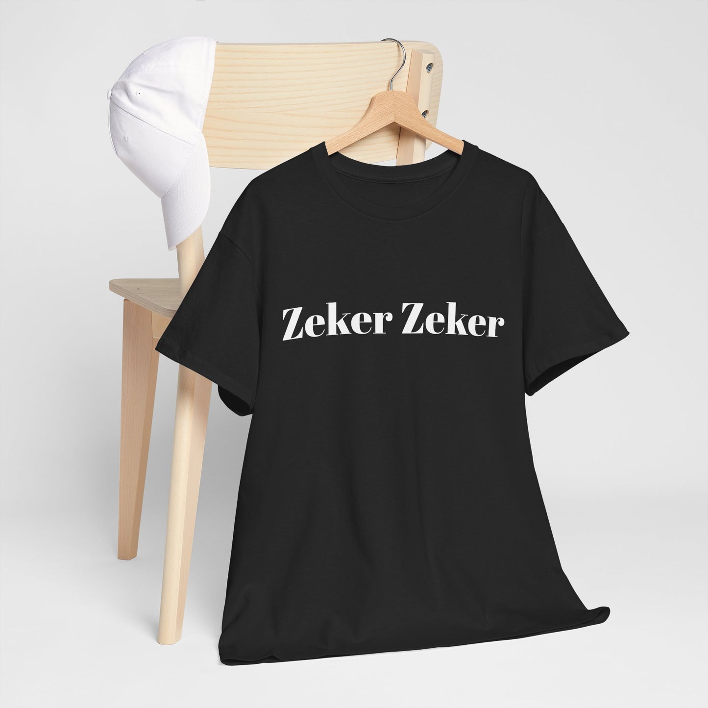 T-Shirt — 'Zeker Zeker' Amsterdam Café Logo Tee